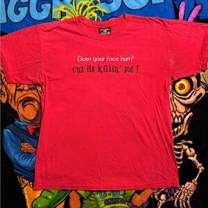 Steve & Barry's Vibrant Red Cotton T-Shirt